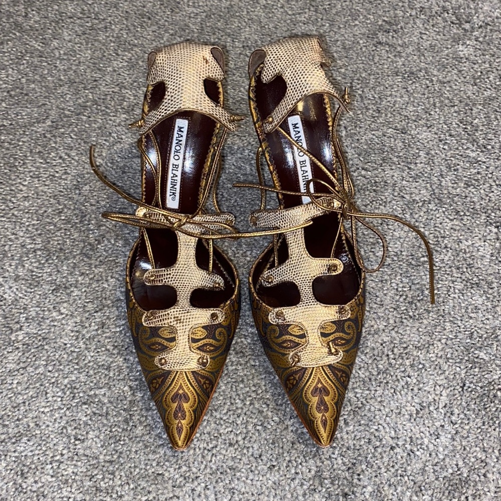 Exclusive Manolo Blahnik heels